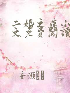 二婚之痒小说全文免费阅读