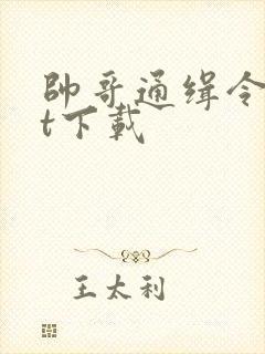 帅哥通缉令txt下载