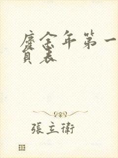 庆余年第一季演员表