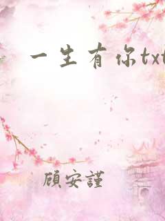 一生有你txt