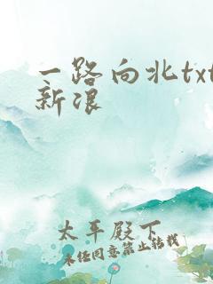 一路向北txt新浪