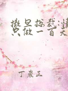 撒旦总裁:情人只做一百天