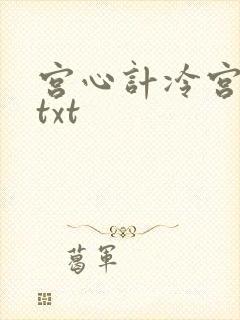宫心计冷宫皇后txt