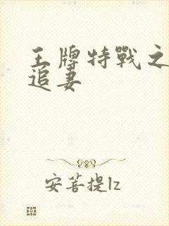 王牌特战之军少追妻