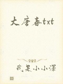 大唐春txt