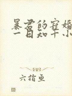 暴君的宠婚日常一日知千小说免费