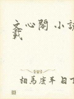 文心阁 小说连载