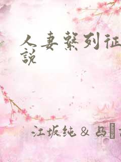 人妻系列征服小说