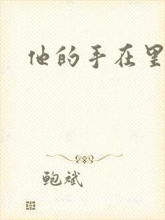 他的手在里面动