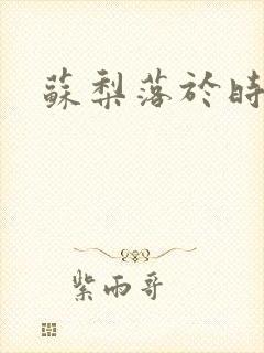 苏梨落于时皓
