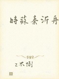 时苏秦沂舟小说