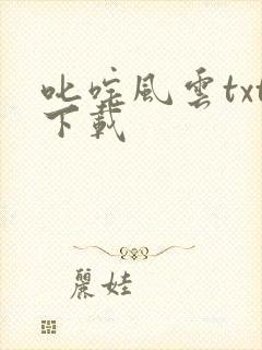叱咤风云txt下载
