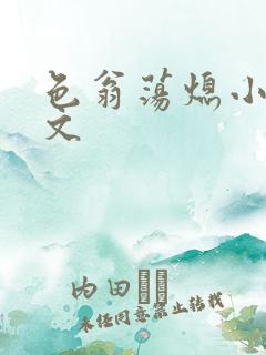 色翁荡熄小说全文