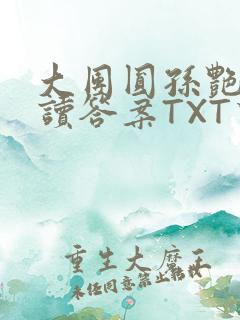 大团圆孙艳梅阅读答案TXT下载