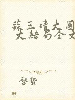 苏玉晴大团圆6 大结局全文