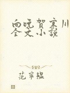 向晚贺寒川免费全文小说