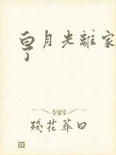 白月光离家出走了