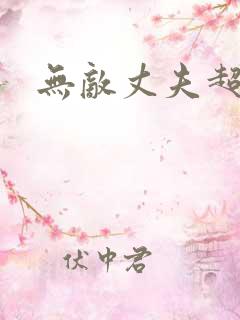 无敌丈夫超专情