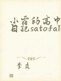 小霜的高中成长日记satofall