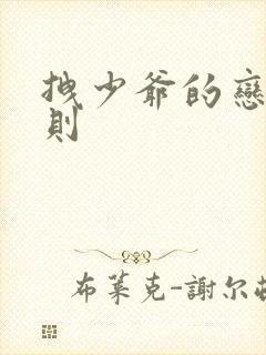 拽少爷的恋爱法则