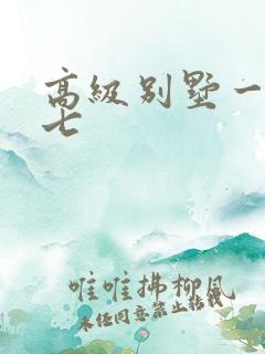 高级别墅一夜死七