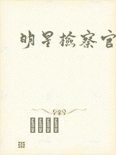 明星检察官小说