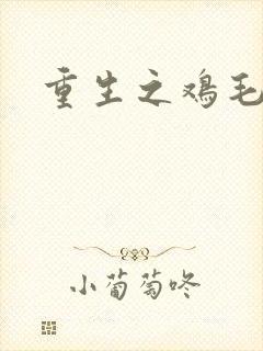 重生之鸡毛蒜皮