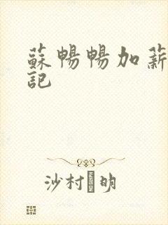 苏畅畅加薪奋斗记