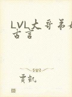 LVL大哥弟媳古言