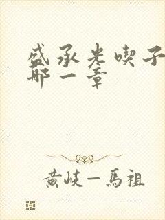 盛承光吃子时奶哪一章