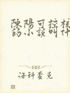 陈阳可控核聚变的小说叫什么名字