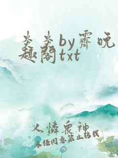 炎炎by霁晚笔趣阁txt