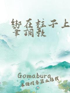 绑在柱子上用毛笔调教