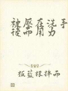 被压在洗手台从后面用力