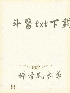 斗医txt下载