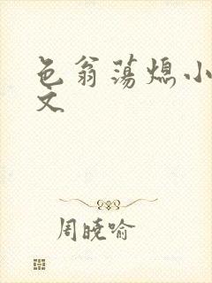 色翁荡熄小说全文