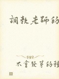 调教老师的小说