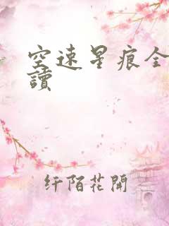 空速星痕全文阅读