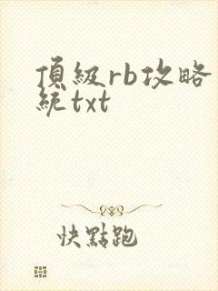 顶级rb攻略系统txt