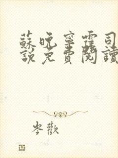 苏晚宁霍司烨小说免费阅读