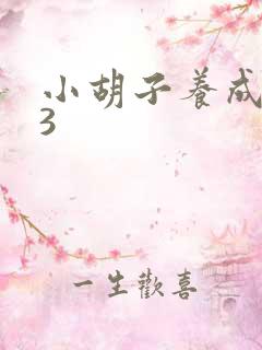 小胡子养成计划3