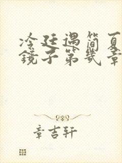 冷廷遇简夏对着镜子第几章