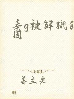 秦g被解职的原因