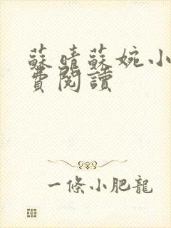 苏晴苏婉小说免费阅读