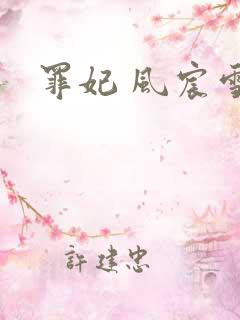 罪妃 风宸雪