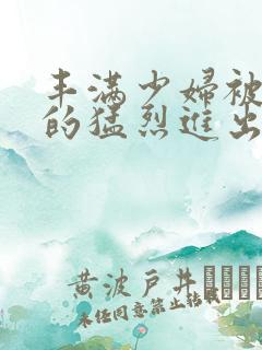 丰满少妇被粗大的猛烈进出小说