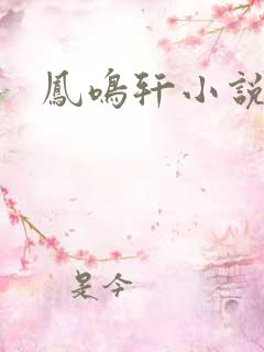 凤鸣轩小说