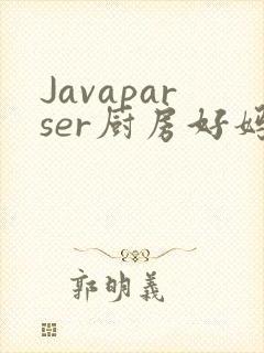 Javaparser厨房好妈妈
