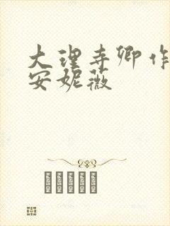 大理寺卿作者:安妮薇