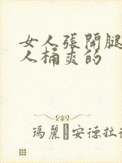 女人张开腿让男人桶爽的